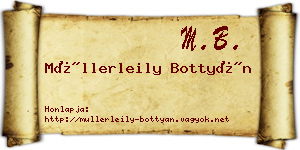 Müllerleily Bottyán névjegykártya